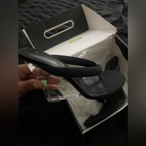 Fashion Nova Stay Flashy Wedge Lucile Black Size 8.5